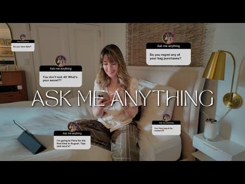 AMA: Life at 40, Luxury Handbags, Content Creation & Big News! | Ajda NYC