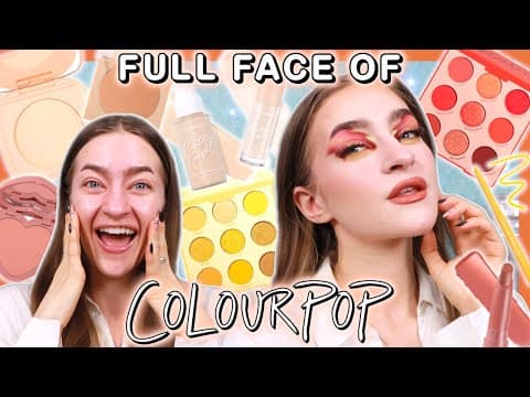 Full Face Of Colourpop Cosmetics!! โค๏ธ๐ (my new favorite makeup brand?!)