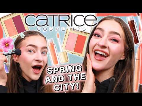Reviewing The NEW Catrice Spring In The City Makeup Collection! (they tricked us!!)