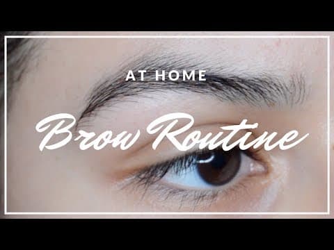 1 MINUTE At Home Brow Routine