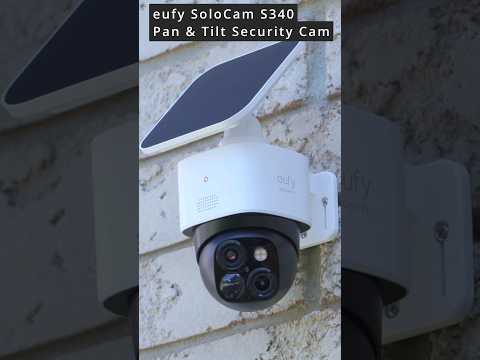 eufy SoloCam S340 Outdoor Security Camera  - Dual Lens | AI Tracking | All Year Power