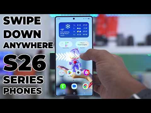 How To Change New One UI Pull Down Swipe Down Panel - S26 Ultra , S26+ & S26