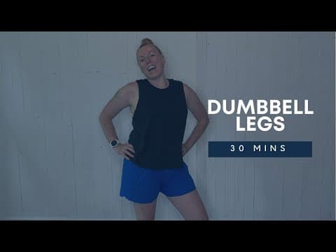 KILLER At Home Leg Workout With Dumbbells