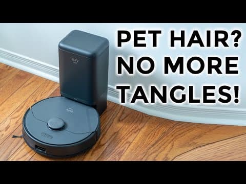 ZERO Tangled Pet Fur & Hair! 🐈🐕 eufy X8 Pro Robotic Vacuum Review!