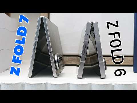 Thinner & Lighter! Samsung Z Fold 7 vs Z Fold 6 Hands ON!