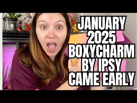 JANUARY 2025 BOXYCHARM BY IPSY UNBOXING | PR UNBOXING