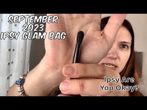 PR IPSY GLAM BAG UNBOXING SEPTEMBER 2023