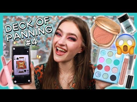 DECK OF PANNING PROJECT PAN 2024 #4!!! (2 new roll ins!) #deckofpanning #projectpan #makeup