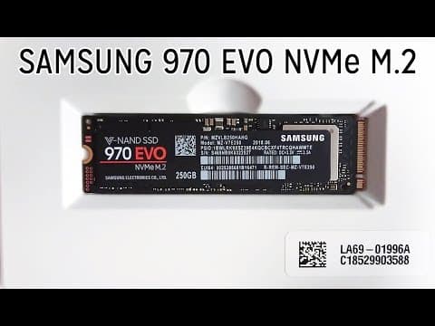 Samsung EVO 970 NVMe Unboxing & Install Tips