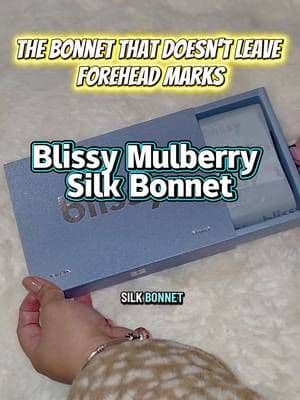 I finally switched my bonnet because my old one kept leaving that tight line on my forehead every morning 😭 This Blissy Mulberry Silk Bonnet is sooo soft, breathable, and actually comfortable. No dents, no digging, just smooth frizz-free hair overnight. If your bonnet is leaving marks too… it’s time to upgrade. ✨ 25% off + free shipping right now! @Blissy Brand #mulberrysilk #bonnet #haircaretips #frizzfreehair #tiktokshopblackfriday Note: Final price may vary depending on each customer's available coupons. Promotion may have ended by the time you see this.