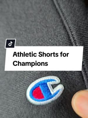 Fleece cut-off shorts by @Champion #topbrand #tiktokfashion #tiktokshopbacktoschool #athletic #sportswear #championwearcollection