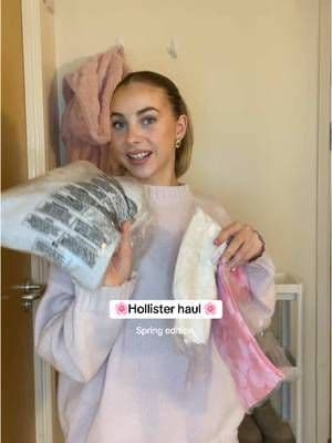 Hollister haul - review and try on ๐ซถ๐ผ The prettiest clothes for spring โจ @hollister #ad #hollisterpartner #review #spring #clothes #outfits