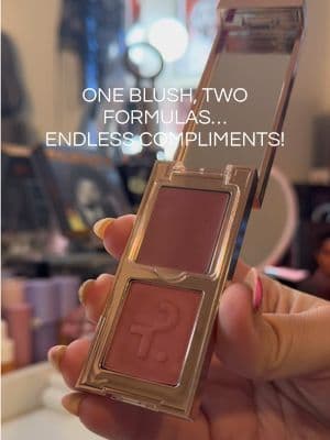 Trying the @Patrick Ta Beauty Mini Major Headlines Double-Take Blush Duo in She Goes to the Gym 💕 The cream + powder combo gives the prettiest natural flush and long-lasting glow without looking heavy or emphasizing texture. Perfect for mature skin, dry skin, and anyone who loves a soft rosy cheek. #PatrickTa #summerfinds #dealsforyoudays #dfyd #tiktokshopsparkcreator