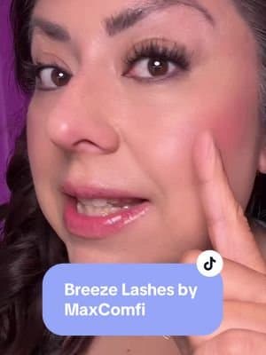 Waterproof lashes that actually stay on through showers, sweat, and long days. These @Maxcomfi Breeze lashes give that soft wispy spider lash look with insane separation and volume without feeling heavy. They are lightweight, beginner friendly, and easy to apply even if you hate lash glue. Perfect for hooded eyes and mature eyes because they lift and open up the eye without looking too dramatic. If you want that Kim K style lash without extensions, this is it. I have worn these for days and they did not budge. #MaxComfi #MaxComfilashes #beauty #tiktokmademebuyit #viralmakeup