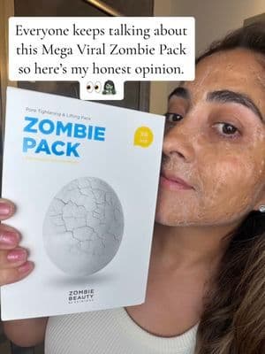 Okay… NOW I understand why everyone is talking about the Zombie Pack 🧟♀️👀 The tightening effect is no joke! Would you put your skin through the Zombie test? ✨ @SKIN1004 US #SKIN1004 #tiktokshopcreatorpicks #koreanskincare #centella #skincare