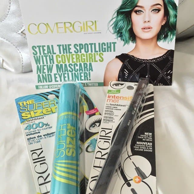 Thanks at @covergirl for the super sizer lashblast mascara and intensify me eyeliner! Looking forward to trying them out