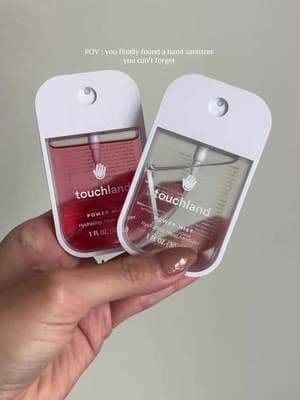 Okay but how cute is this hand sanitizer? 😍 Can’t go anywhere without it 🤍 #Touchland #musthaves #TikTokMadeMeBuyIt #ttshop