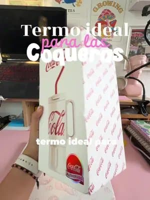 Amigas cocalovers para este verano y con está calortsss es ideal tener un buen termo que mantenga bien frías tus bebidas 🥴🫶🏻✨ y los termos de cocacola rifan, neta este termo está grande, fácil de llevar y no se derrama nadaaa🤩 consíguelo en el carrito naranja aquí en TiktokShop 🫰🏻#tiktokshop #cocacola #termo