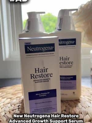 #AD ✨ Trying the new @Neutrogena Hair Restore routine and adding a new step to my hair care routine 🤍 The Advanced Grow