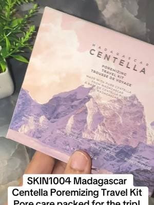 SKIN1004's Madagascar Centella Poremizing Travel Kit brings together four skincare steps in travel-friendly sizes. Perfect for trying a coordinated Korean skincare routine without packing full-size bottles. ✨ #SKIN1004 #MadagascarCentella #Poremizing #KoreanSkincare #TikTokShop