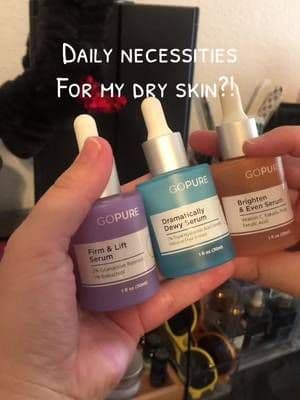 @Gopure #gopure #gopurebeauty #gopurepowertrio #skincare #skincareroutine #skincaretips #skincare101 #skincareproducts #dryskin #gopurepowerserumtrio #skinserum #vitamins #tiktokshop #tiktokshopfinds