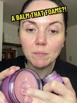 This one surprised me. It’s a balm cleanser that actually foams, contains no oils, and a little goes a LONG way. Plus, the routine was formulated by an esthetician and includes the cleanser, balm and moisturizer. #Skincare #CleansingBalm #BarrierCare #Over40Beauty #tiktokshopbacktoschool @Olehenriksen
