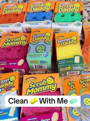 Clean with me #scrubdaddy #cleantok #cleaningtiktok #cleanwithme #tiktokmademebuyit