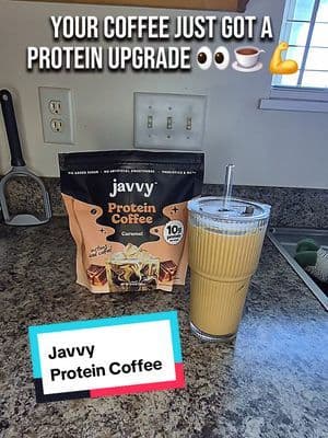 POV: your morning coffee just got a protein upgrade ☕💪🤎 @Javvy Protein Coffee in Caramel gives you that sweet, creamy caramel coffee flavor with a protein boost built right in. Perfect for busy mornings when you want your coffee AND protein without adding another step to your routine. 🙌 Caramel coffee lovers, this one is definitely worth adding to your morning lineup! ☕✨ #coffee #protein #caramel #icedcoffee #tiktokshopbacktoschool