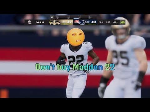 Madden 22 somethings never fail