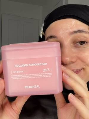 The easiest step for hydrated, radiant skin—just swipe & stick! 🤍 These @MEDIHEAL_UK Collagen Ampoule Pads use low-mole