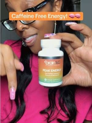 #peakenergy #brainmd #caffeinefree #tiktokshopcreatorpicks #TikTokShopFallRestock
