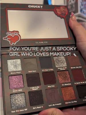 Calling all horror fans! 🖤👻 These @Glamlite horror-inspired makeup palettes feature iconic favorites like SAW, Chucky, Halloween II, and Trick 'r Treat. Perfect for spooky girls, horror collectors, Halloween lovers, and anyone who wants makeup that's anything but boring. #glamlite #tiktokshopcreatorpicks #tiktokshopsparkcreator #dealsforyoudays #tiktokshopbeauty