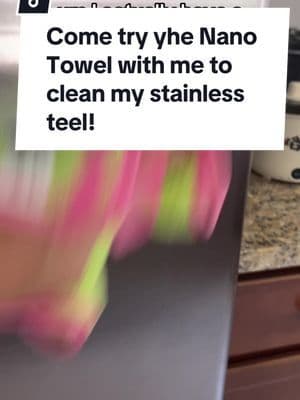 I thought it was just a microfiber rag but i guess its a certain type of nano material that cleans stainless steel/metal well with just water! #cleantok #homecleaning #kitchenhacks #cleaninghacks #cleanhome #tiktokshop #nanotowels #tiktokshop