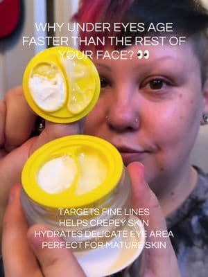 Why do under eyes age faster? 👀 The skin under our eyes is thinner and loses collagen faster, which is why fine lines and crepey texture show up first. I’ve been trying the @Beekman 1802 Milk RX Better Aging Eye Treatment with goat milk exosomes, polypeptides, and microcurrent peptides to help hydrate, smooth, and support firmer looking skin around the eyes! #beekman1802 #matureskin #beautyover40 #tiktokshopsparkcreator #tiktokshopsparkcreator