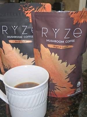 #AD My mornings just got an upgrade! I've been adding @ryzesuperfoods Mushroom Coffee to my routine, and I'm loving the