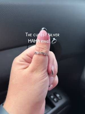 #mama #ring #jewelry #tiktokshoplabordaysale #silverjewelry
