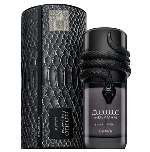 Meet Musamam Black Intense: a powerful woody–aromatic EDP for men and women with a deep, warm, slightly sweet base. The snake‑wrapped bottle and textured case look as intense as it smells, making it perfect for night outs, cool evenings, or a standout Father’s Day gift. Add this luxe statement scent to your collection and turn every occasion into a signature moment. #weeklydeals #payday #Lattafa #unisexfragrance #nightperfume #giftideas #TikTokShop