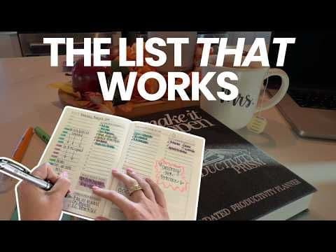 Why Your To-Do List Isn't Working (Do This Instead)