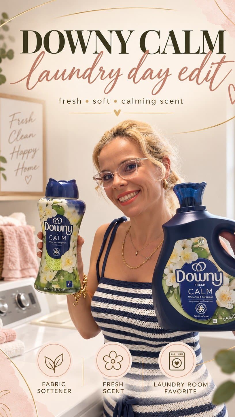 Downy Calm White Tea: Aromatherapy for Laundry Day
