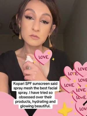 So far I love the facial sudden miss it leaves a glass skin appearance, and it does not mess with my make up highly recommend #Kopari @Kopari Beauty #Sunscreen #Summer #Sunshine #ProtectYourSkin #SPF #Facial #FacialSpray #MakeupSpray #BeautyLover #Skin #Self-care #TikTok #TikTokShop #TikTokCreator #TikTokShopSpringGlowUp #Friend #Viral #Follow #StayAtMom #Housewife #BeautyLover #hair #Nails #Skin #Makeup #AllOfTheAbove