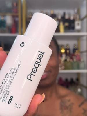 Glycolic acid milk exfoliating solution @Prequelskin #skincareroutine #glycolicacid #skinpeel #fallfestival #tiktokshopcreatorpicks