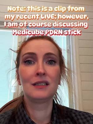 A clip from my recent #live in which I am discussing the #pdrn stick from @medicube US Store #tiktoklive #tiktokshopblackfriday