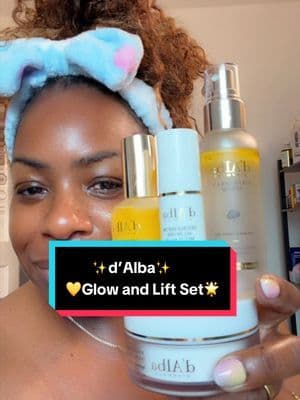 Not one, not two, not three—but FOUR glow-boosting essentials in one complete routine! ✨ The d’Alba Glow & Lift Set gives my skin layers of hydration, nourishment, and that beautiful lit-from-within glow. Which step would you try first? 🤍@d’Alba US #dAlba #dAlbaGlowAndLift #WhiteTruffle #KoreanSkincare #tiktokshopkoreanskincare