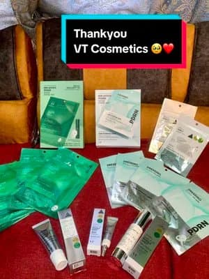 Thank you so much @VT Cosmetics US @VT COSMETICS Influencers for this generous PR package 🥹💚 So excited to try everything! #vtcosmetics #prpackage #kbeauty #acneskincare #reedleshot #skincareroutine #oilyacneproneskin #beautylovers #gifted #koreanbeauty @skin1004_influencers @SKIN1004 US @YesStyleInfluencers @YesStyle @skinfood__influencers @medicube global @medicube_pr @Dr.Althea US @Dr. Althea Influencers