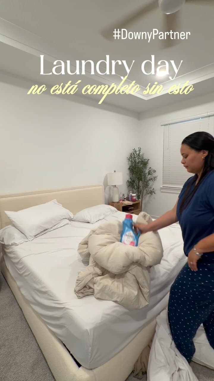POV: quieres que tu cama huela fresca TODA la semana 😭✨ Downy ya es oficialmente un esencial en mis laundry days. @down