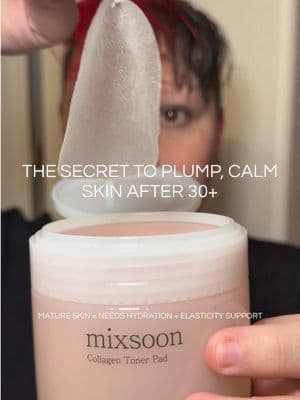 Mature skin routine for hydration, elasticity, and skin barrier care 💗 This @mixsoon collagen skincare set focuses on plant-based PDRN, peptides, and low molecular collagen to help skin feel plumper, smoother, and deeply hydrated without feeling heavy. Perfect gentle anti-aging skincare routine for dry or thinning skin that needs bounce and glow! ✨ #matureskin #skincareroutine #mixsoon #tiktokshopsparkcreator #tiktokshopcreatorpicks