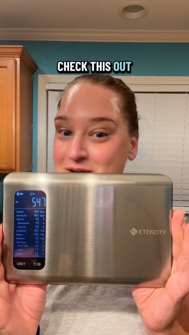Weighing my food with the @etekcity scale has been a game changer in my health journey šāØ It keeps me on track, helps m
