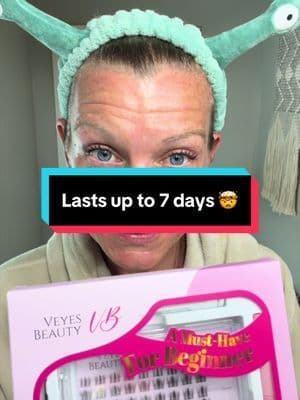 @VEYESBEAUTY I finally found DIY lashes that actually keep up with real life. 💕 I shower in them, swim in them, sleep in them, and they last almost a week without needing mascara. If you’ve been looking for waterproof lash clusters that give you a salon look at home, these are definitely worth trying. #tiktokshopsummersale #summerwins #weeklydeals #diylashextensions #beautytok DIY lash extensions • Waterproof lashes • Shower proof lashes • Pool proof lashes • Lash clusters • Lash extensions at home • No mascara routine • Long lasting lashes • Wispy lashes • Manga lashes • Summer beauty • Vacation beauty • Busy mom beauty • Low maintenance makeup • TikTok Shop beauty