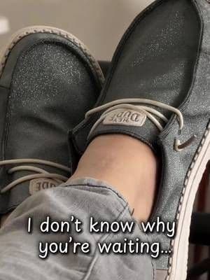 Idk about you but these Hey Dude sparkle shoes are my favorite footwear rn. #tiktokshopjumpstartsale #tiktokcreatorpicks #heydudeshoes #heydudes #sparkleshoes They’re