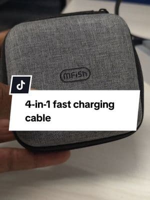 Fast charging 4 in 1 cable @mfish tech inc #creatorsearchinsights #tiktokshop #cheapgifts #tiktokshopfinds #ttshop #chargingcable #mfish #mfishtech #mfishcable